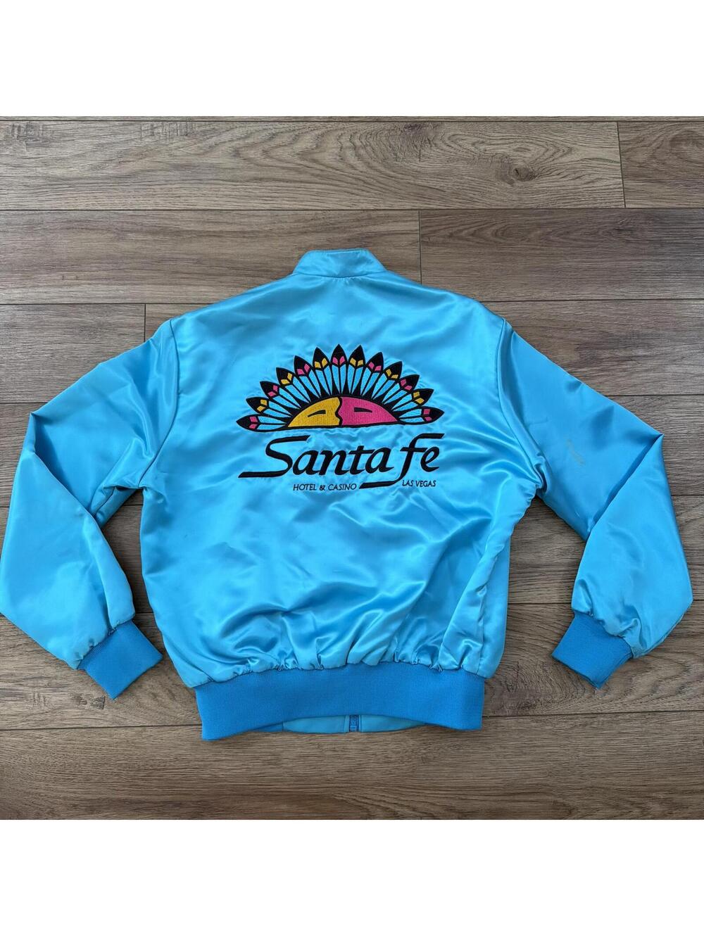Vintage Las Vegas Santa Fe Hotel & Casino Turquoise Jacket